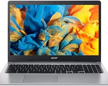 2022 Acer 15inch HD IPS Chromebook, Intel Dual-Core Celeron Processor Up to 2.55GHz, 4GB RAM, 32GB Storage, Super-Fast WiFi Up to 1300 Mbps, Chrome OS-(Renewed) (Dale Silver)