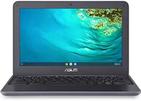 ASUS Chromebook C203XA Rugged & Spill Resistant Laptop, 11.6″ HD, 180 Degree, MediaTek Quad-Core Processor, 4GB RAM, 32GB eMMC, MIL-STD 810G Durability, Dark Grey, Education, Chrome OS, C203XA-YS02-GR