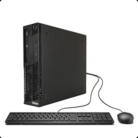 lenovo ThinkCentre M72e High Performance Small Form Factor Desktop Computer, Intel Dual Core i3-3220 3.3Ghz CPU, 8GB RAM, 500GB HDD, DVD RW, Windows 10 Professional (Renewed)