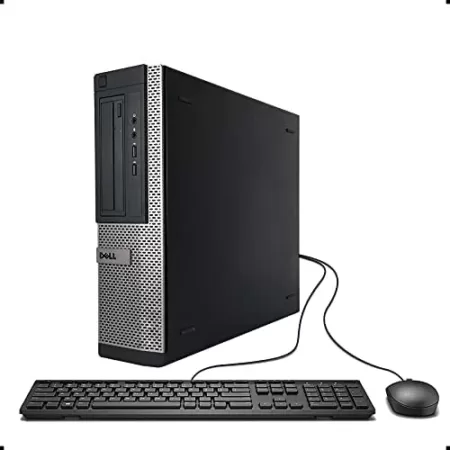 DELL OPTIPLEX 390 DT Desktop Computer, Intel Core I3-2100 3.1GHz, 8GB DDR3, 1TB, DVD, WIFI, HDMI, VGA, Bluetooth 4.0, Windows 10 Professional 64 Bit (Renewed)