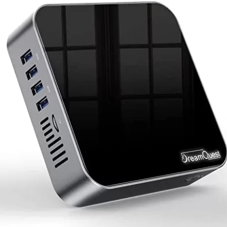 DreamQuest Mini PC New 11th Generation Intel 4 Core N5105 Processor (up to 2.9GHZ) Mini Computer with 8GB LPDDR4 RAM / 256GB M.2 SATA SSD, Supports 4K / Triple HDMI/Bluetooth 4.2 / WiFi 5.0