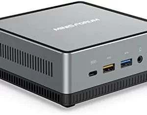 UM700 Mini PC AMD Ryzen 7 3750H 4C/8T Desktop Computer, DDR4 16G RAM+512G SSD, HDMI/DP/USB-C 4K@60Hz Output, 1X RJ45 Port, 4X USB3.0 Port, Dual Band WiFi, BT5.1, Radeon Vega 10 Graphics