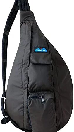 KAVU Rope Sack Sling Crossbody Backpack – Blackout