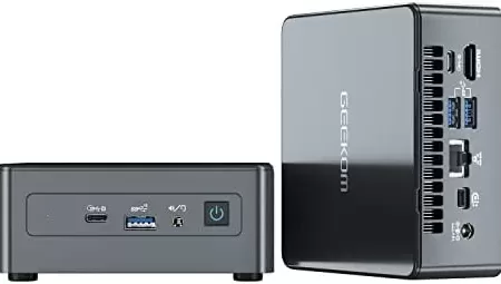 GEEKOM Mini PC, Mini IT11, Intel Core i5-1155G7 (4 Cores 8 Thread, Up to 4.5 Ghz) 16GB DDR4 512G M.2 SSD, Mini Desktop Computer 8K HDMI | Type-C | USB4.0 | WiFi 6 | BT5.2 | Mini Computer