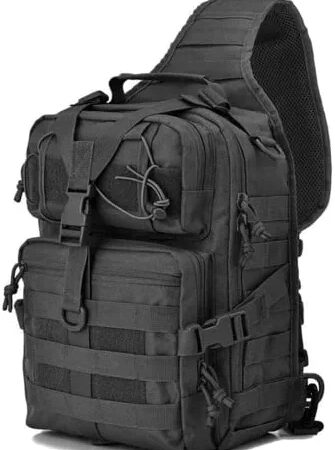 JupiterGear Tactical Military Sling Backpack 15L Shoulder Bag Molle Outdoor Daypack Backpack with Adjustable Strap