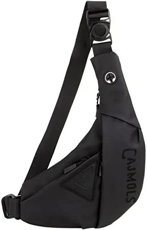 Cajmols Sling Bag for Men Crossbody Sling Backpack Travel Hiking Chest Bag Daypack Compatible iPad Mini