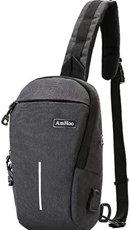 AmHoo Sling Backpack Anti Theft Waterproof Crossbody Bag Fashion Daypack