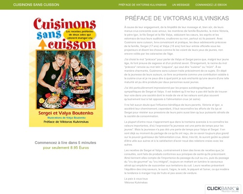 Cuisinons Sans Cuisson